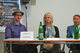 Panelteilnehmer (v.l.n.r.): Karl-Martin Pold & Sarah Nörenberg (Bud Spencer Movie), Moderatorin Waetzold-Hildebrandt. Foto: hFMA