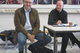 Prof. Rüdiger Pichler und Prof. Jörg Waldschütz, Studiengang Kommunikationsdesign der Hochschule RheinMain beim Workshop
