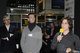 Benjamin Kirschner, Daniel Haller erläutern das Projekt FLINC; links: Prof. Rüdiger Pichler, Präsidium hFMA
